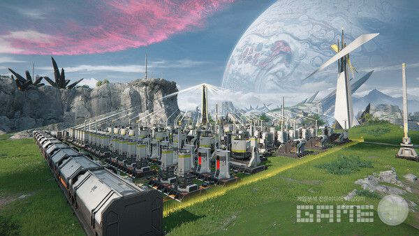 탈로스 행성에 자원 생산라인을 구축해야 한다.