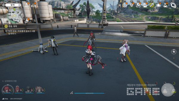 엔드필드 플레이 화면 / 게임와이 촬영