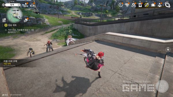 엔드필드 플레이 화면 / 게임와이 촬영