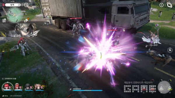 엔드필드 플레이 화면 / 게임와이 촬영