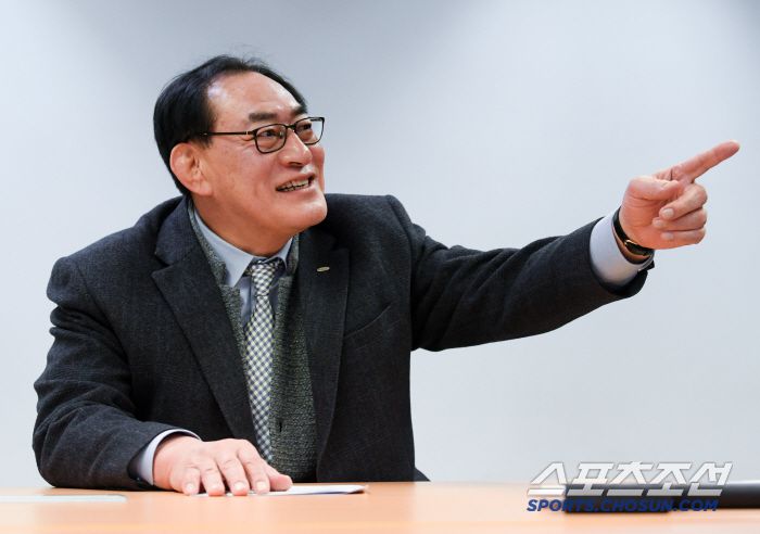 하형주 국민체육진흥공단 이사장이 7일 스포츠조선과 인터뷰를 하고 있다. 박재만 기자 pjm@sportschosun.com/2025.01.07/