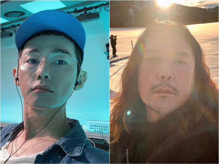 사진=허지웅, JK김동욱 개인 게정