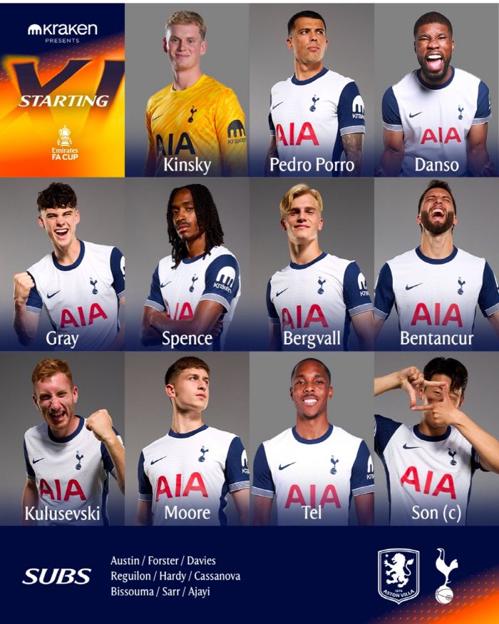 사진캡처=토트넘 SNS