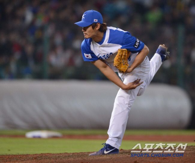 2013 월드베이스볼클래식 1R 대만과 한국의 경기가 열렸다. 투구를 하는 노경은. 스포츠조선DB