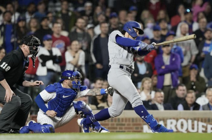 LA 다저스 제임스 아웃맨의 단점도 삼진이 많다는 것이다. AP연합뉴스