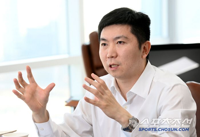 유승민 대한체육회장이 11일 서울 올림픽회관에서 스포츠조선과 인터뷰를 갖고 있다. 허상욱 기자 wook@sportschosun.com/2025.03.11/