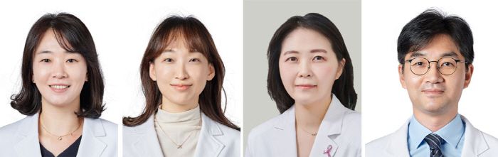 왼쪽부터 김선미 교수, 김희준 교수, 김민균 교수, 한덕현 교수