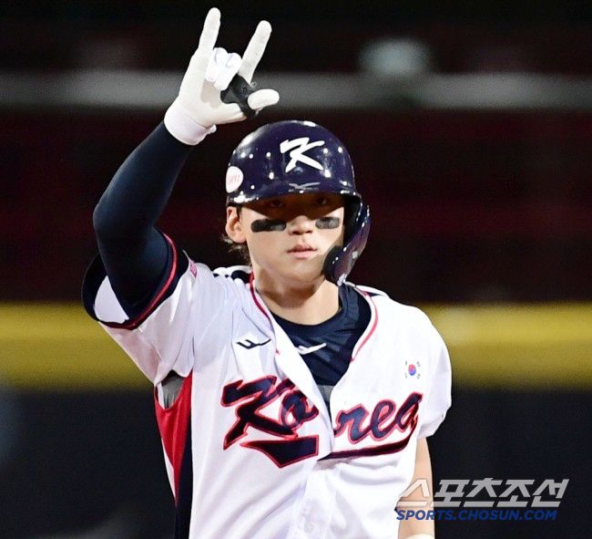 한국야구대표팀 김도영. 스포츠조선DB