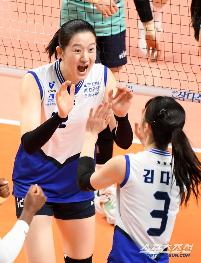 현대건설  시절 이다현. 박재만 기자 pjm@sportschosun.com