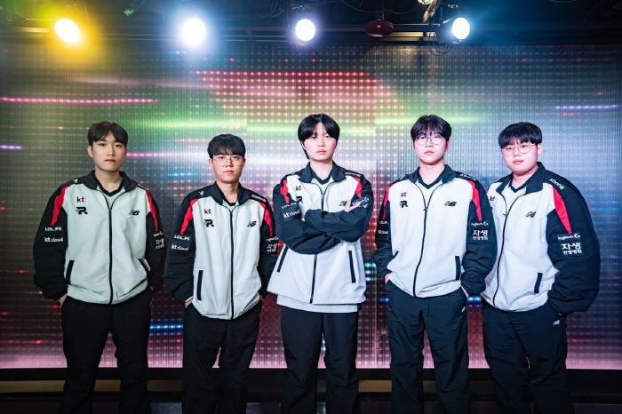 오는 5월 4일 LCK 로드쇼를 통해 T1을 상대하는 KT롤스터 선수단