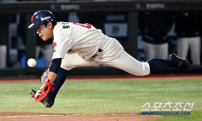 롯데 황성빈. 부산=허상욱 기자wook@sportschosun.com/2025.04.10/