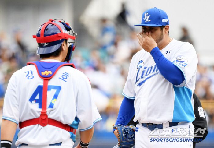 8경기 연속 퀄리티스타트 믿고 보는 선발 후라도가 1회에만 4실점을 헌납하며 흔들렸다.