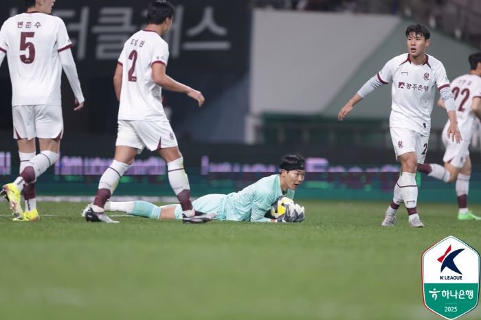 광주 김경민. 사진제공=한국프로축구연맹