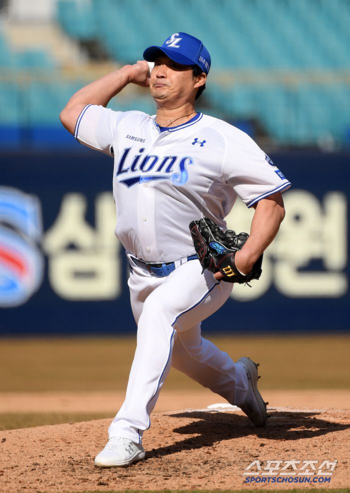 13일 대구 삼성라이온즈파크에서 열린 삼성 라이온즈와 LG 트윈스의 시범경기. 삼성 오승환이 역투하고 있다. 대구=박재만 기자 pjm@sportschosun.com/2025.03.13/