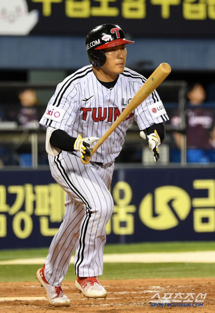 14일 잠실구장에서 열린 LG 트윈스와 키움 히어로즈의 경기. LG 함창건이 타격을 하고 있다. 잠실=박재만 기자 pjm@sportschosun.com/2025.05.14/