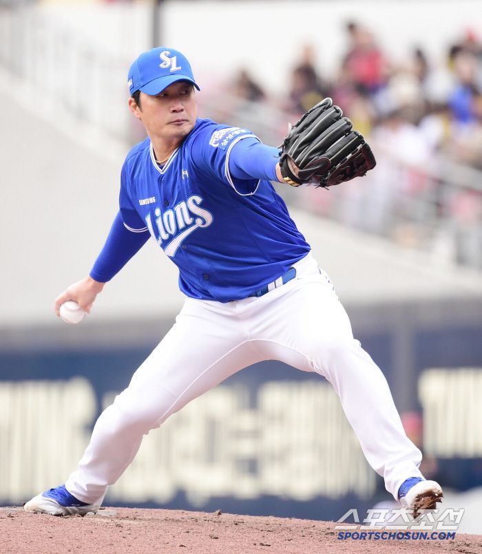 15일 광주 KIA챔피언스필드에서 열린 KBO리그 시범경기 KIA와 삼성의 경기. 투구하는 삼성 오승환. 광주=송정헌 기자songs@sportschosun.com/2025.03.15/