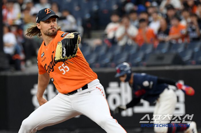 23일 대전 대전 한화생명볼파크에서 열린 한화 이글스와 롯데 자이언츠의 경기. 한화 와이스가 역투하고 있다. 대전=박재만 기자 pjm@sportschosun.com/2025.05.23/