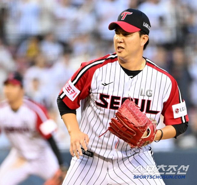 LG 유영찬. 스포츠조선DB