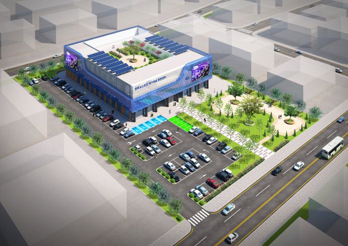 예천군이 건립 추진중인 'e스포츠 국가대표 훈련센터' 조감도