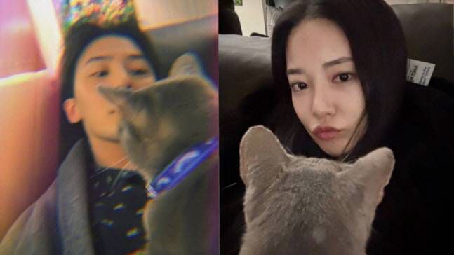 사진 출처=지드래곤 계정, 이주연 계정