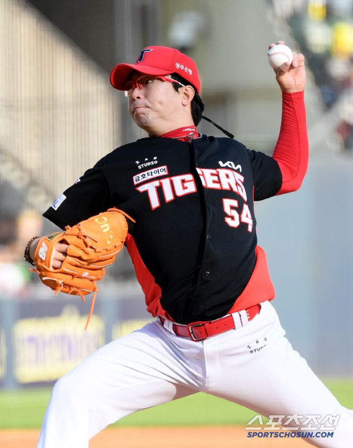 3일 잠실구장에서 열린 두산 베어스와 KIA 타이거즈의 경기. KIA 양현종이 역투하고 있다. 잠실=박재만 기자 pjm@sportschosun.com/2025.06.03/