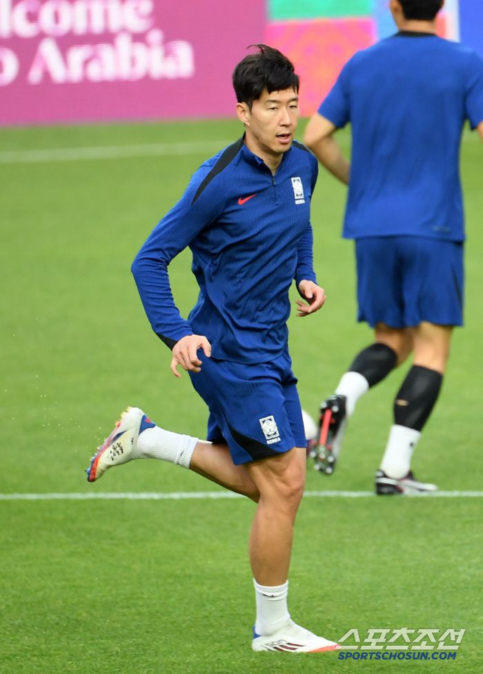 2026 FIFA 북중미 월드컵 3차 예선 최종전 공식 훈련이 9일 서울월드컵경기장에서 열렸다. 손흥민이 훈련을 소화하고 있다. 상암=박재만 기자 pjm@sportschosun.com/2025.06.09/