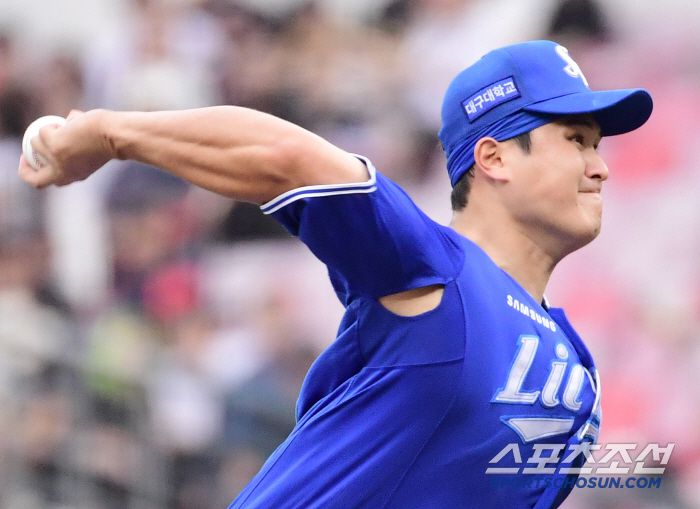 10일 광주 기아챔피언스필드에서 열린 KBO리그 KIA와 삼성의 경기. 선발 투구하고 있는 삼성 최원태. 광주=송정헌 기자songs@sportschosun.com/2025.06.10/