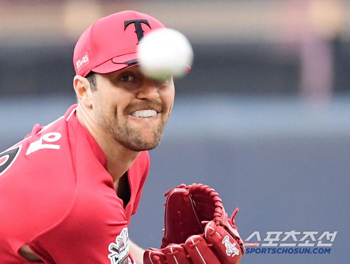 10일 광주 기아챔피언스필드에서 열린 KBO리그 KIA와 삼성의 경기. 선발 투구하고 있는 KIA 네일. 광주=송정헌 기자songs@sportschosun.com/2025.06.10/