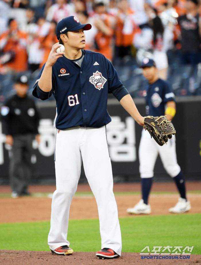 11일 대전 한화생명볼파크에서 열린 한화 이글스와 두산 베어스의 경기. 두산 최원준이 역투하고 있다. 대전=박재만 기자 pjm@sportschosun.com/2025.06.11/