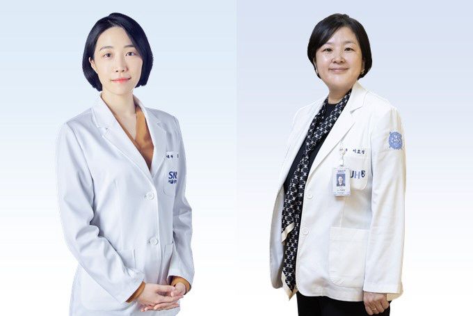 공성혜 교수(왼쪽)와 이효정 교수