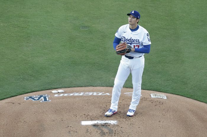 오타니 쇼헤이가 1년 10개월 만에 마운드에 올랐다. AFP연합뉴스