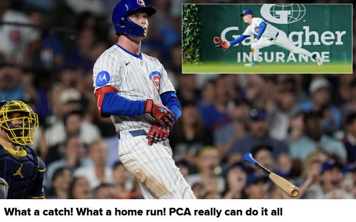 메이저리그 홈페이지가 피트 크로우-암스트롱의 공수 활약상을 자세히 전하는 기사를 톱에 걸었다. 사진=MLB.com