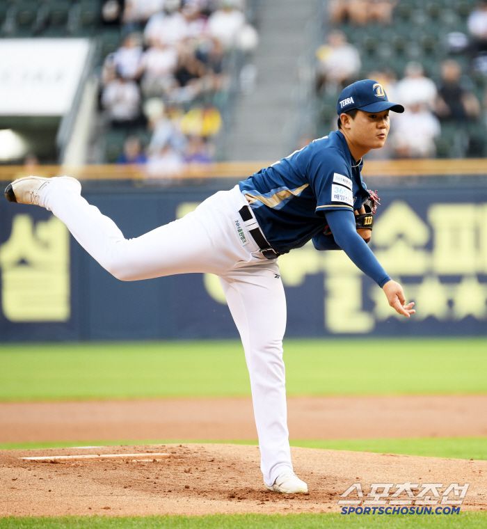 18일 잠실구장에서 열린 LG 트윈스와 NC 다이노스의 경기. NC 김녹원이 역투하고 있다. 잠실=박재만 기자 pjm@sportschosun.com/2025.06.18/