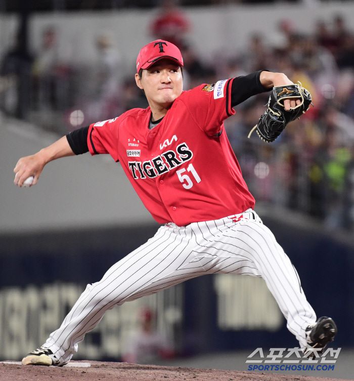 11일 광주 기아챔피언스필드에서 열린 KBO리그 KIA와 삼성의 경기. 투구하고 있는 KIA 전상현. 광주=송정헌 기자songs@sportschosun.com/2025.06.11/