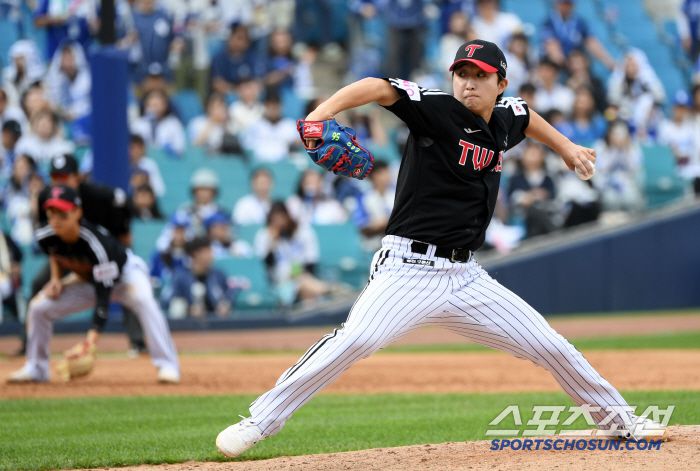 11일 대구 라이온즈파크에서 열린 삼성 라이온즈와 LG 트윈스의 경기. LG 최채흥이 역투하고 있다. 대구=박재만 기자 pjm@sportschosun.com/2025.05.11/