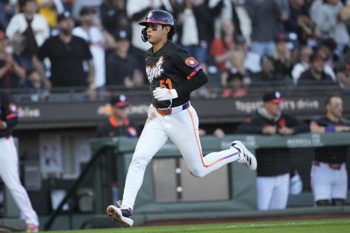 이정후는 최근 5경기에서 타구속도가 오히려 빨라졌다. AP연합뉴스