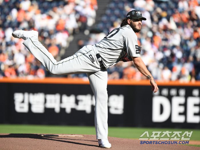 22일 대전 한화생명볼파크에서 열린 키움-한화전. 선발투수 폰세가 투구하고 있다. 대전=정재근 기자 cjg@sportschosun.com/2025.6.22/