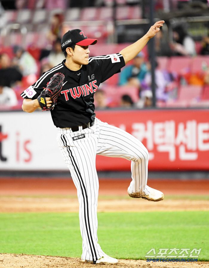 24일 수원KT위즈파크에서 열린 KBO리그 KT 위즈와 LG 트윈스의 경기. LG 임준형이 역투하고 있다. 수원=박재만 기자 pjm@sportschosun.com/2025.06.24/