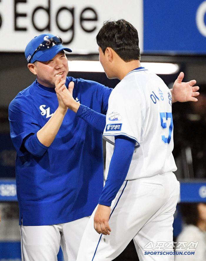 박진만 감독도 감탄한 이승현의 인생투였다.