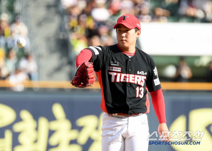 29일 잠실구장에서 열린 LG 트윈스와 KIA 타이거즈의 경기. KIA 윤영철이 숨을 고르고 있다. 잠실=박재만 기자 pjm@sportschosun.com/2025.06.29/