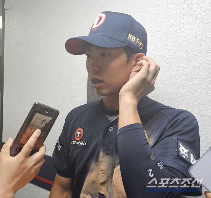 인터뷰에 임한 김민석. 김영록 기자