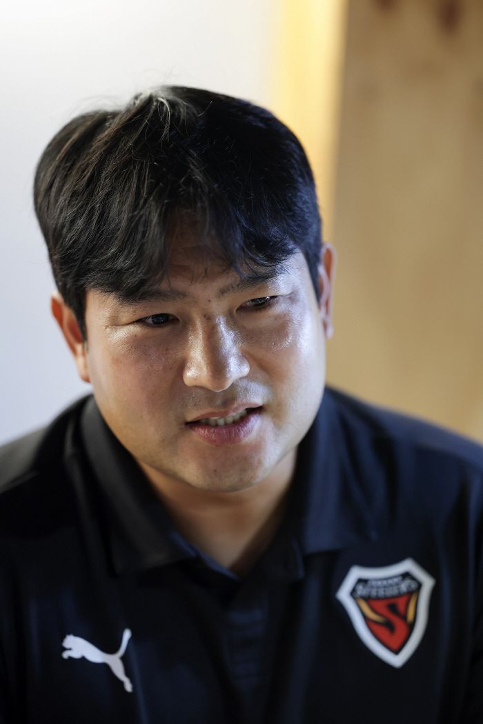 크레마스토리 성정점/ 2025 GROUND.N K리그 유스 챔피언십/ 포항 U-18 포철고 황지수 감독/ 인터뷰/ 사진 정재훈