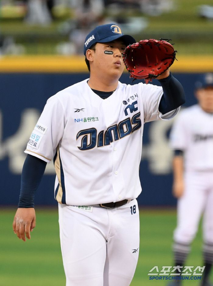 21일 울산 문수야구장에서 열린 NC 다이노스와 한화 이글스의 경기. NC 신민혁이 역투하고 있다. 울산=박재만 기자pjm@sportschosun.com/2025.05.21/