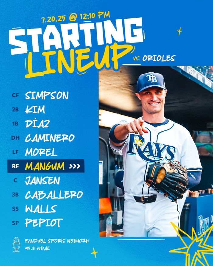 탬파베이 SNS캡쳐