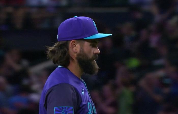 애리조나 다이아몬드백스에서 올해 기회를 얻은 케이시 켈리. 사진제공=MLB 중계 화면 캡처