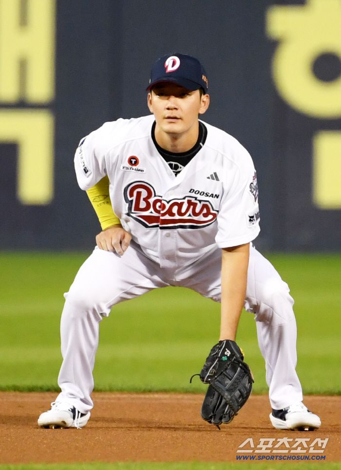 16일 잠실구장에서 열린 두산 베어스와 키움 히어로즈의 경기. 두산 안재석이 수비를 하고 있다. 잠실=박재만 기자 pjm@sportschosun.com/2025.09.16/