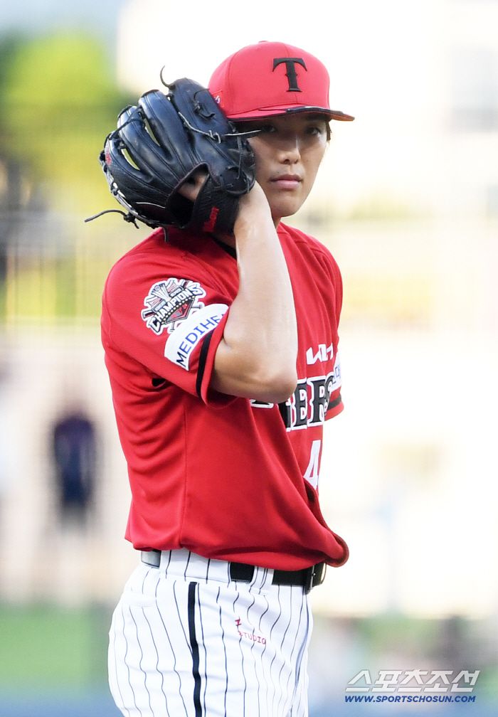 22일 광주 기아챔피언스필드에서 열린 KIA 타이거즈와 LG 트윈스의 경기. KIA 이의리가 역투하고 있다. 광주=박재만 기자 pjm@sportschosun.com/2025.08.22/