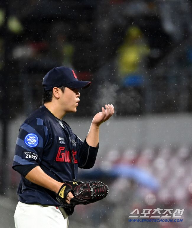 양현종 상대로 5회 강우콜드 완투승을 거두던 날. 스포츠조선DB