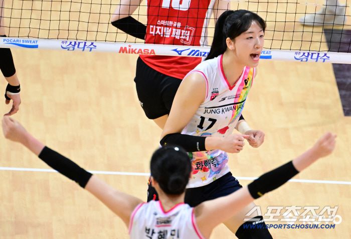 정관장 정호영이 득점후 포효하고 있다. 사진제공=KOVO