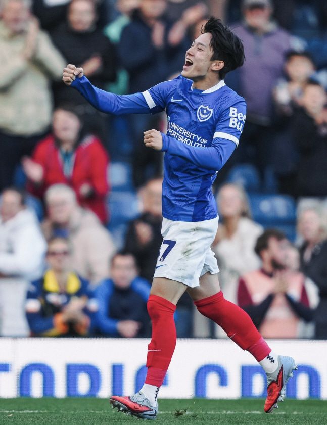 사진=포츠머스 구단 공식 SNS 캡처